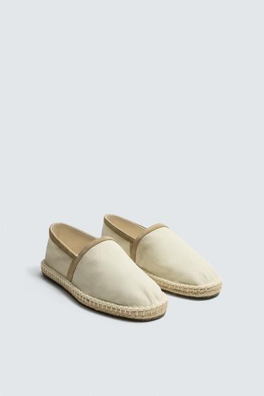 FABRIC ESPADRILLES - Ecru by Zara