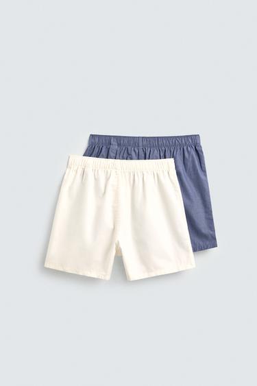 COMBINED POPLIN BOXERS 2-PACK - various by Zara - Image 1