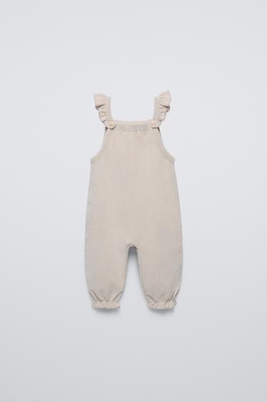 OVEROL PANA OLANES - Beige claro de Zara - Imagen 0