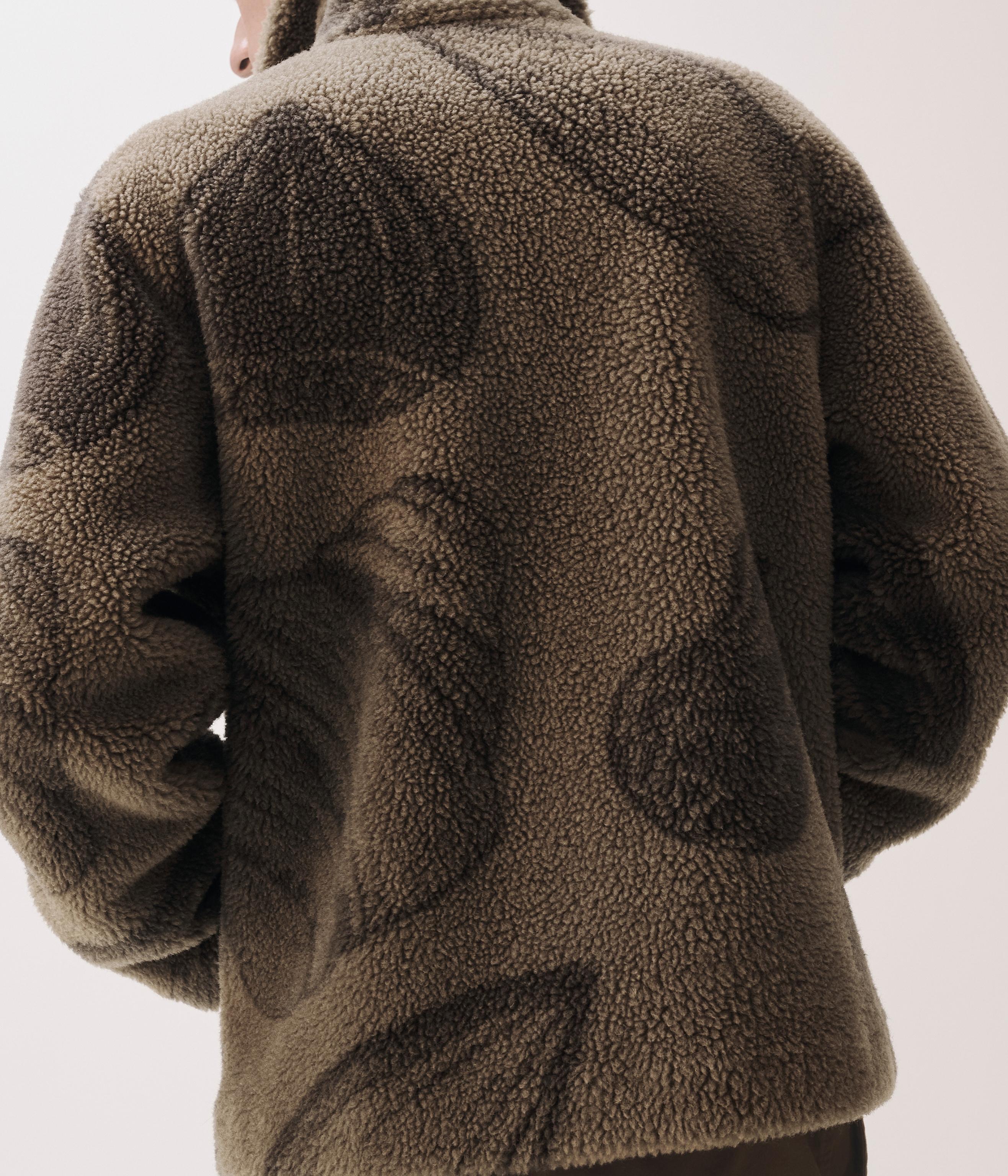 SURCHEMISE EN JACQUARD DE LAINE CEDRIC GROLET