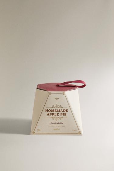 (120 G) BOUGIE PARFUMÉE HOMEMADE APPLE PIE - Grenat de Zara - Image 3