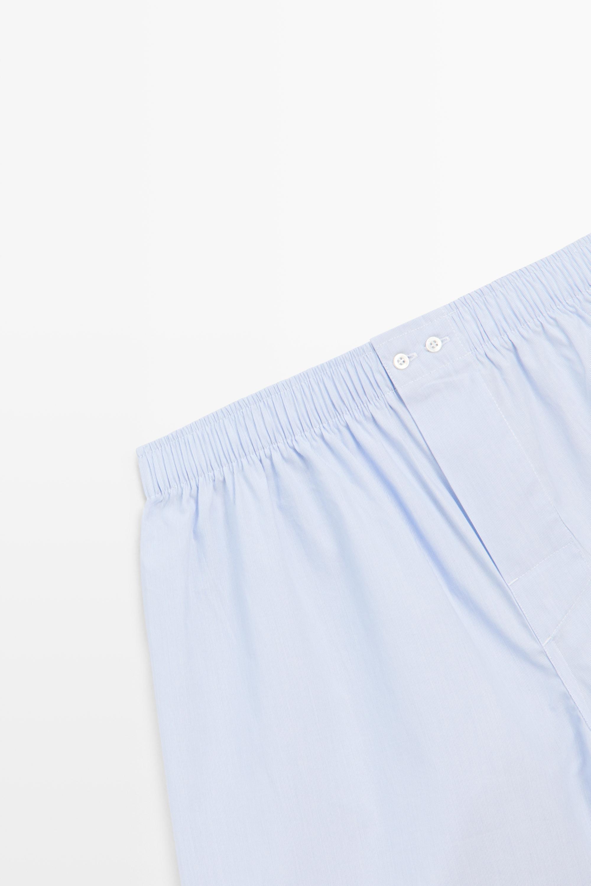100% cotton micro-striped boxers