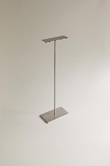 STEEL FIREPLACE ACCESSORY STAND - Silver by Zara - Image 1