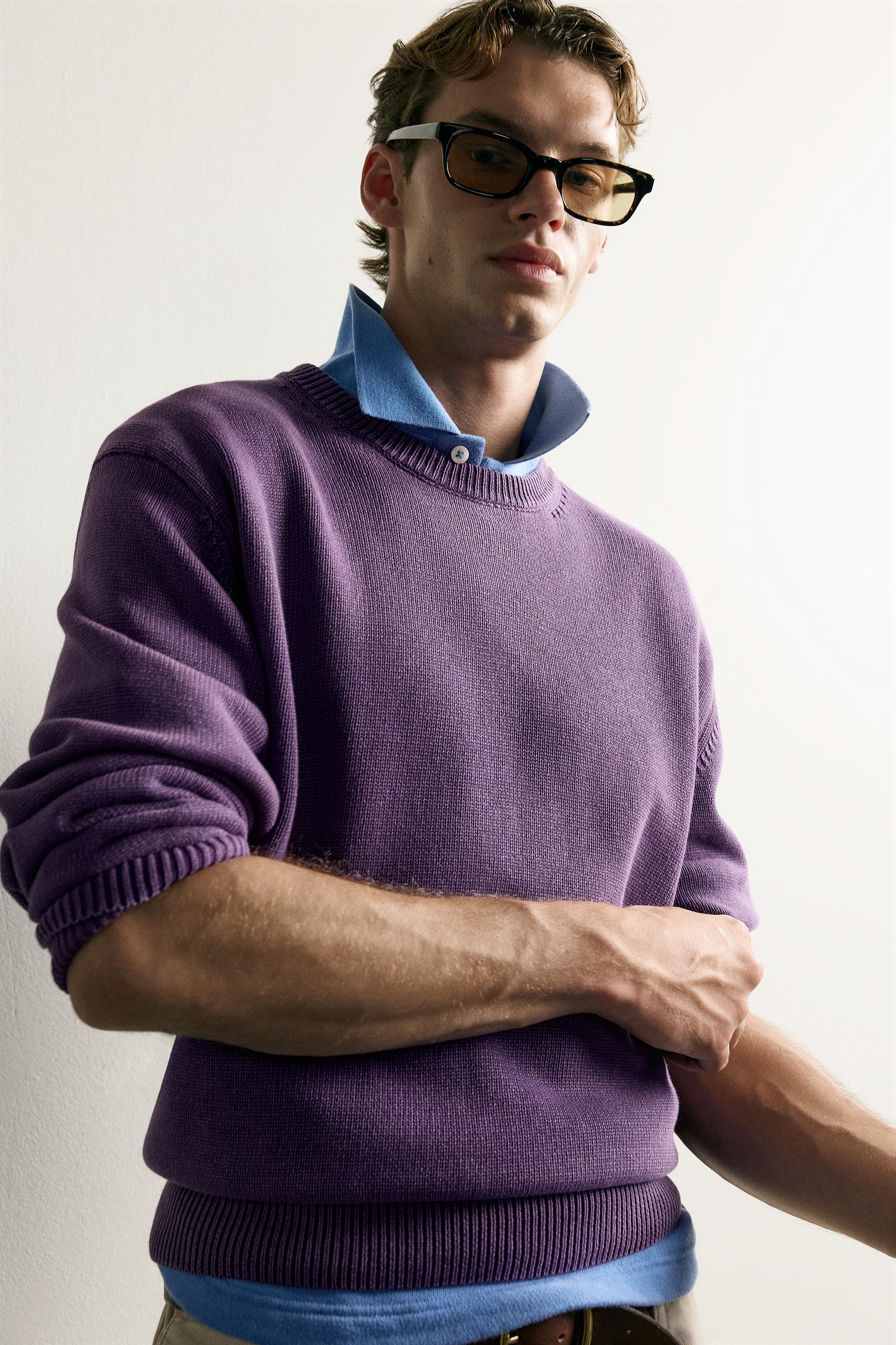 REGULAR FIT COTTON JUMPER