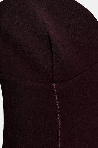 BODY À BRETELLES - Violet foncé de Zara - Image 3