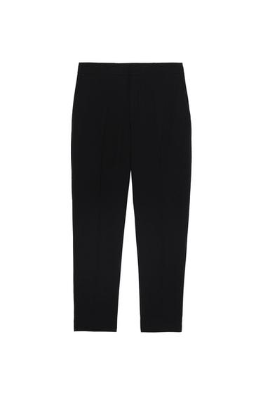 SUIT TROUSERS WITH VENT ON THE HEM
