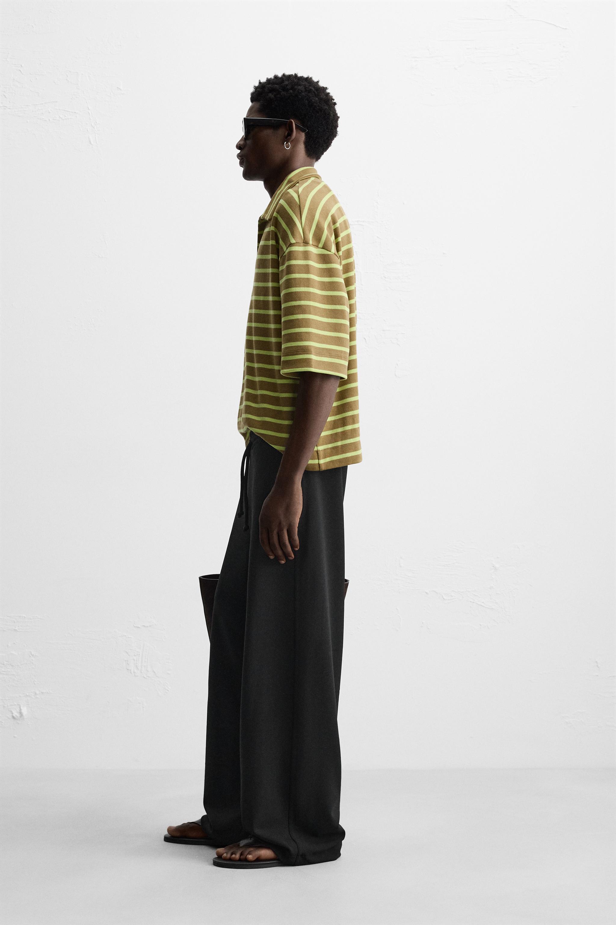 WIDE FIT INTERLOCK STRUCTURE PANTS