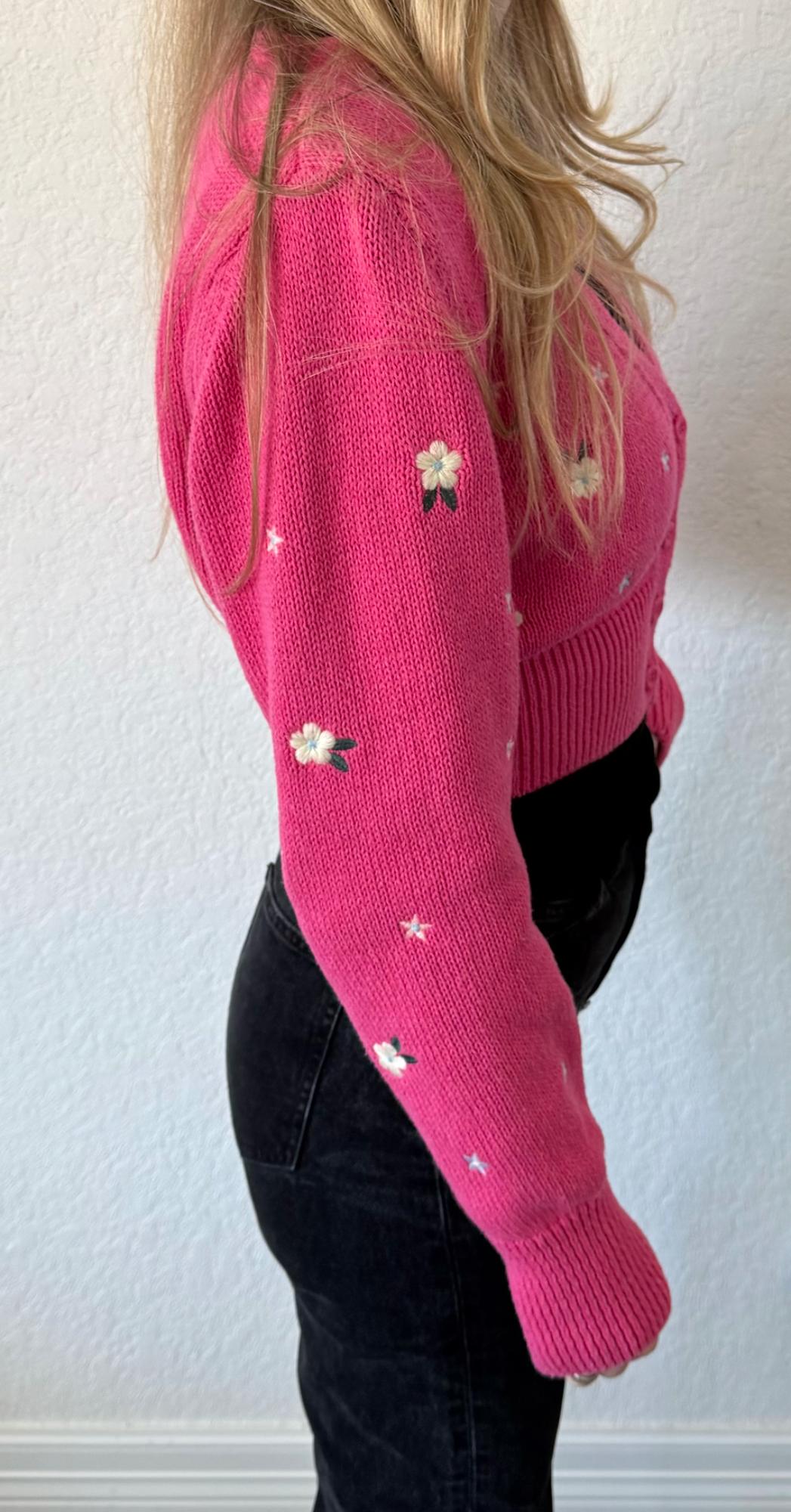 EMBROIDERED KNIT CARDIGAN - Image 6