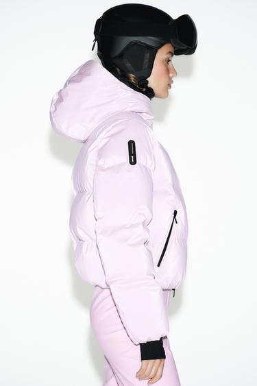 QUILTED ANORAK WITH 80% DOWN 20% FEATHER, WATER-RESISTANT, WINDPROOF, RECCO® TECHNOLOGY, SKI COLLECTION - Pink by Zara - Image 3