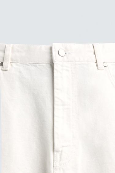 WIDE-LEG JEANS - White by Zara - Image 9