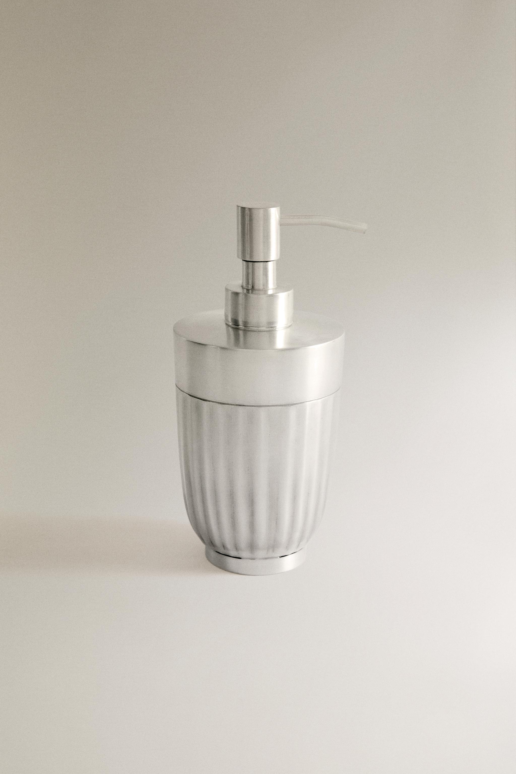WAVY METAL SOAP DISPENSER