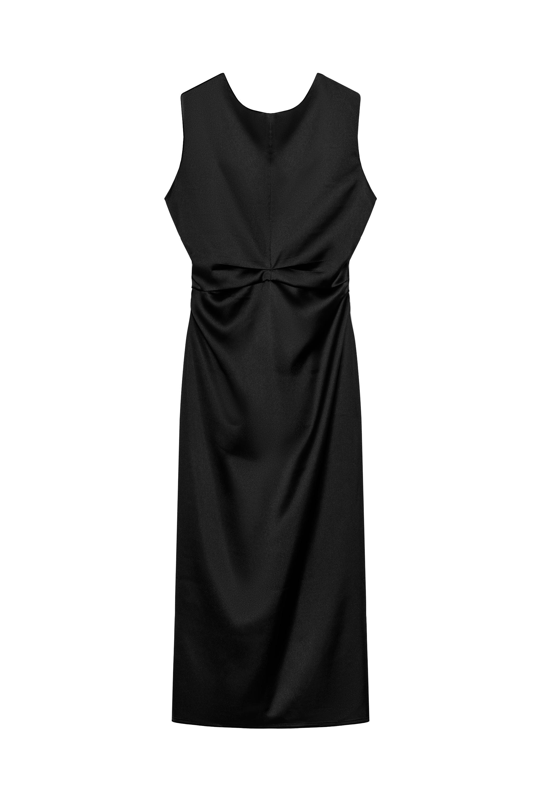 VESTIDO SATINADO DRAPEADO