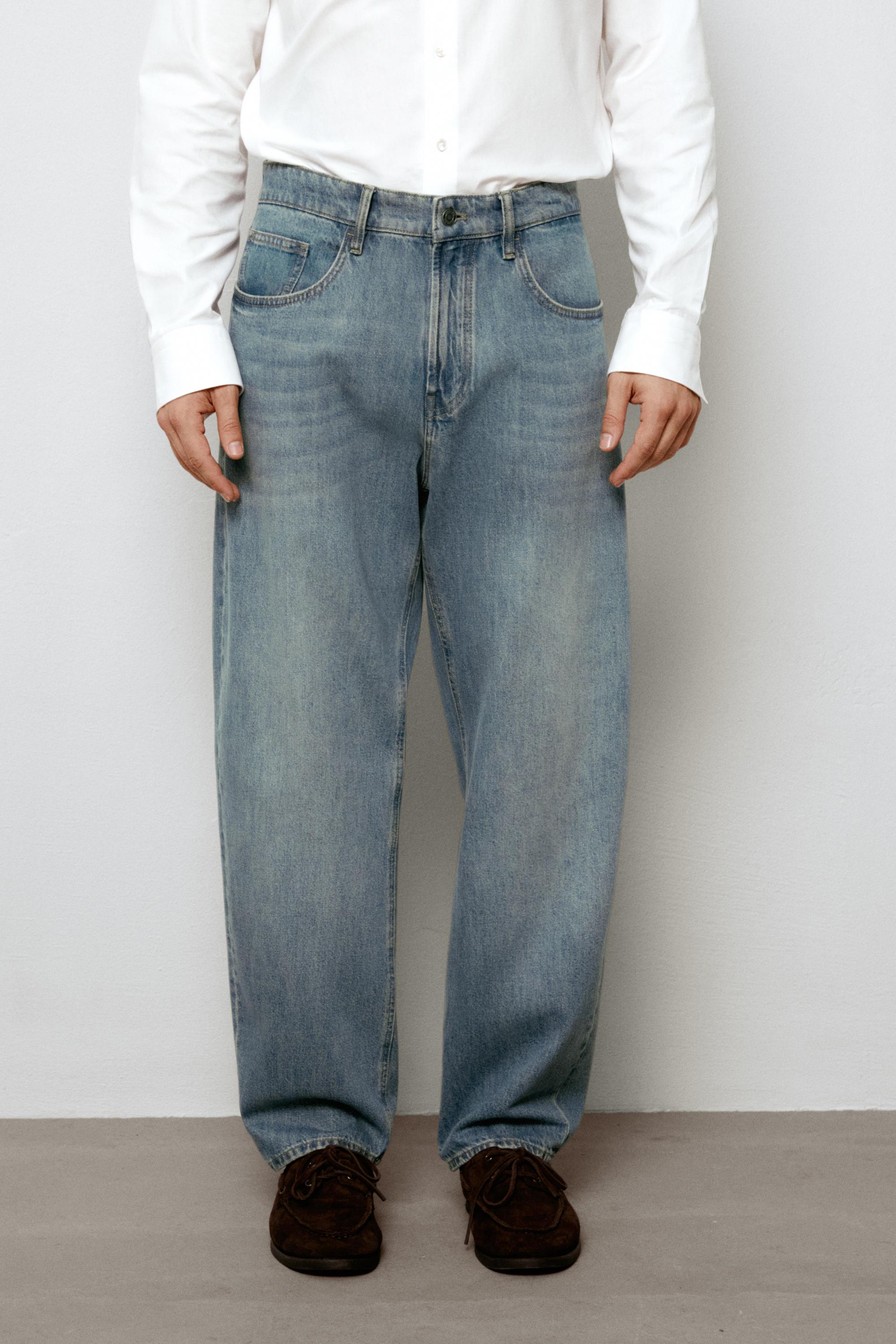 Barrel fit jeans — Indigo