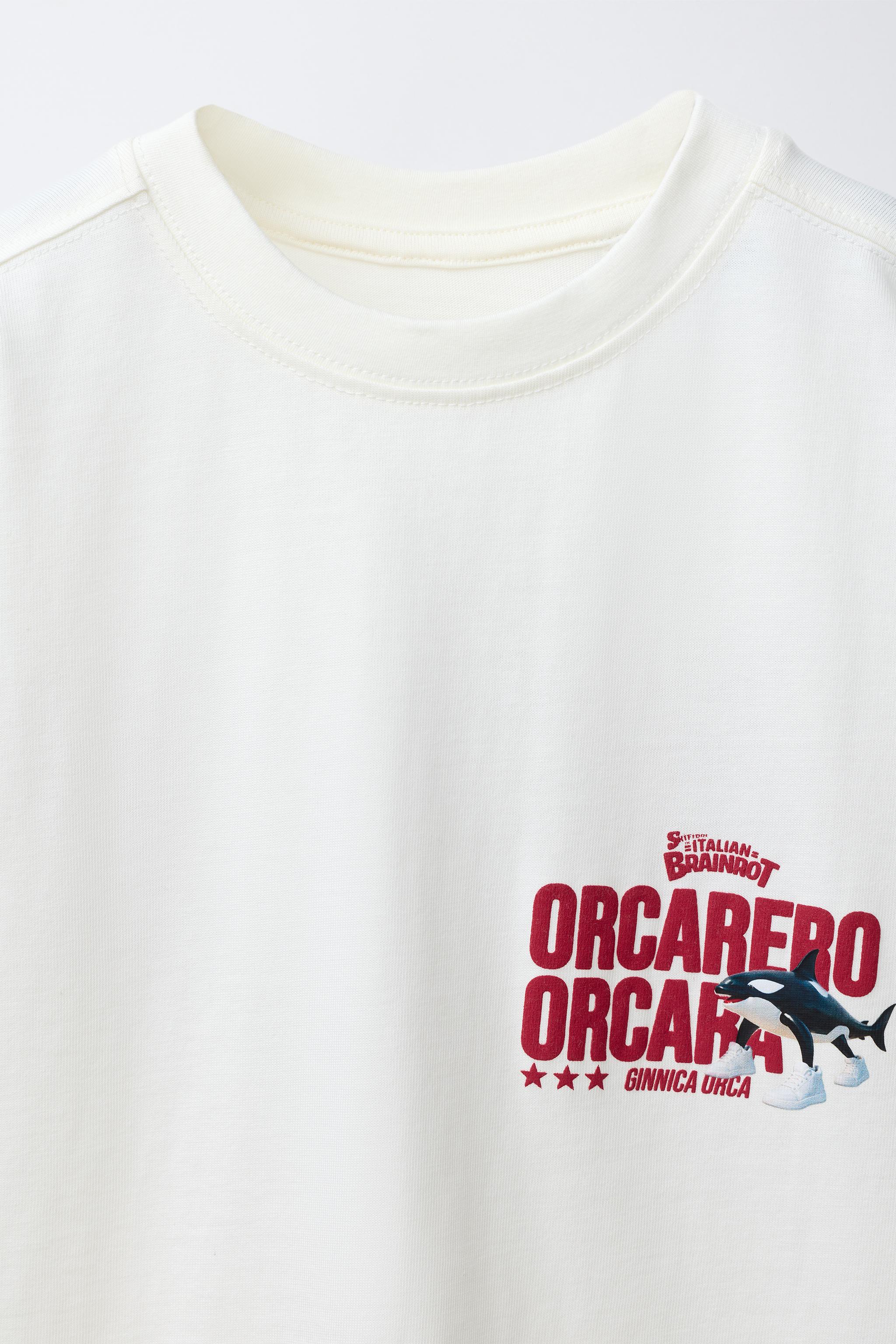 T-SHIRT À IMPRIMÉ ORQUE SKIFIDOL ITALIAN BRAINROT™