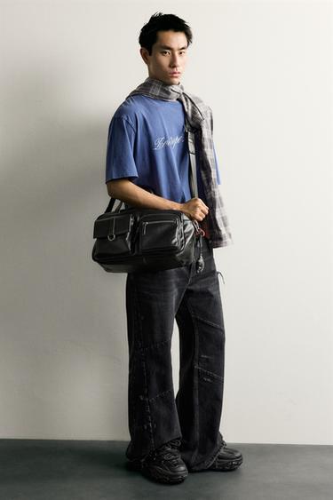 MULTI-POCKET CROSSBODY BAG - Black by Zara - Image 0