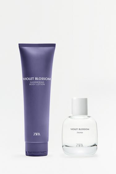 VIOLET BLOSSOM INTENSE EDP 90ML (3.0 FL. OZ) + GLITTER CREAM 150ML (5.0 FL. OZ). -  by Zara - Image 0