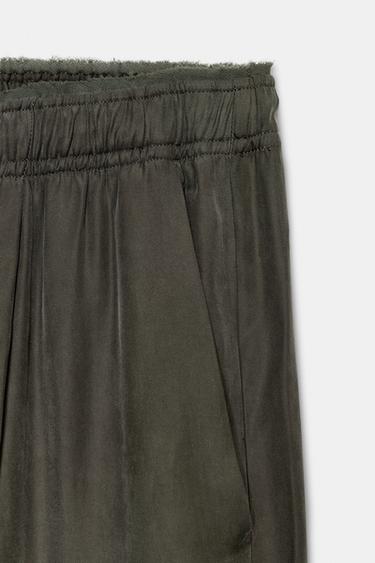 PANTALON FLUIDE ZW COLLECTION - Gris de Zara - Image 6