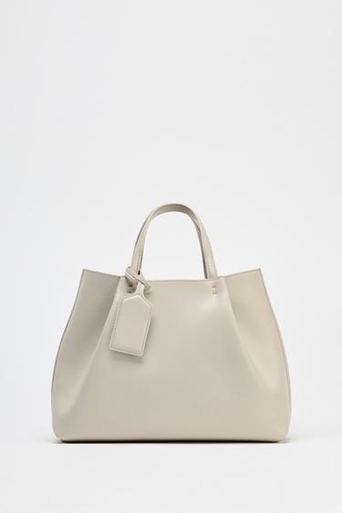 BOLSO CITY PINZAS - Crudo de Zara