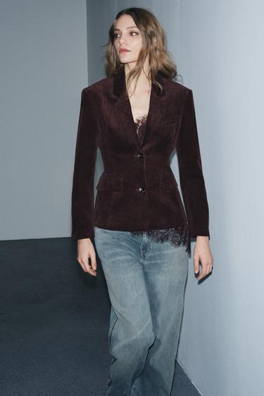 JEAN ZW COLLECTION TAILLE NORMALE FERMETURES ÉCLAIR ÉDITION LIMITÉE - Bleu de Zara