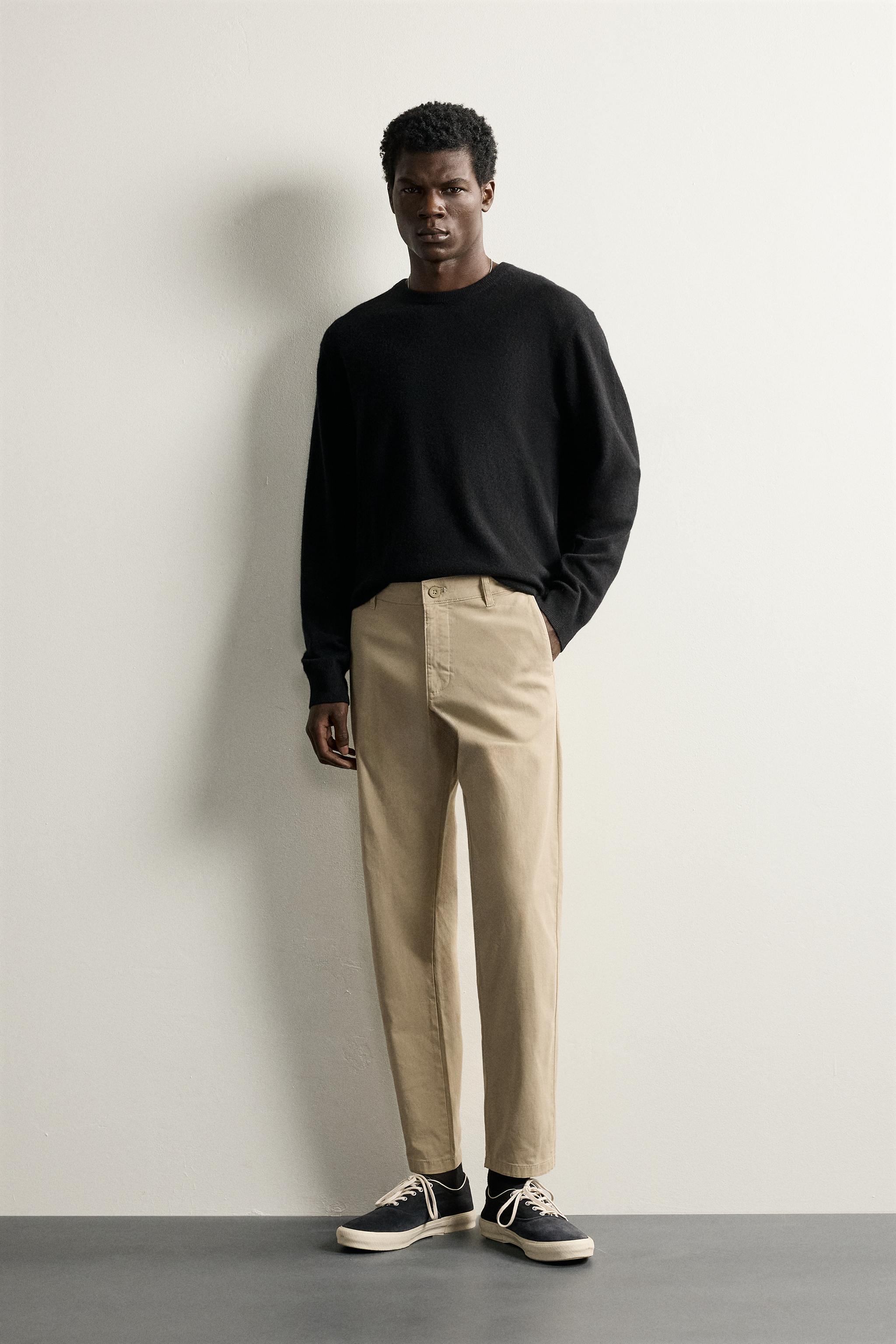 SKINNY FIT CHINO PANTS