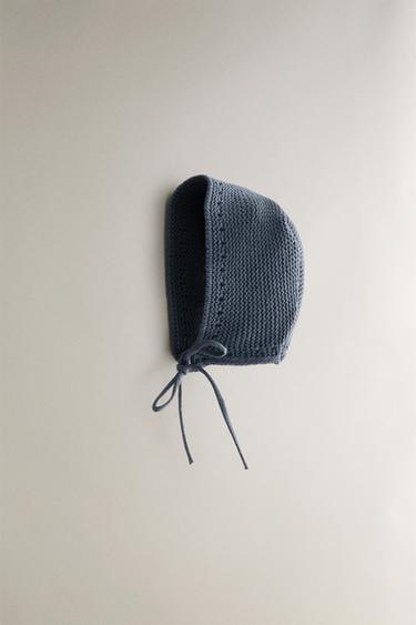 BONNET BÉBÉ BRODERIES - Bleu de Zara - Image 1