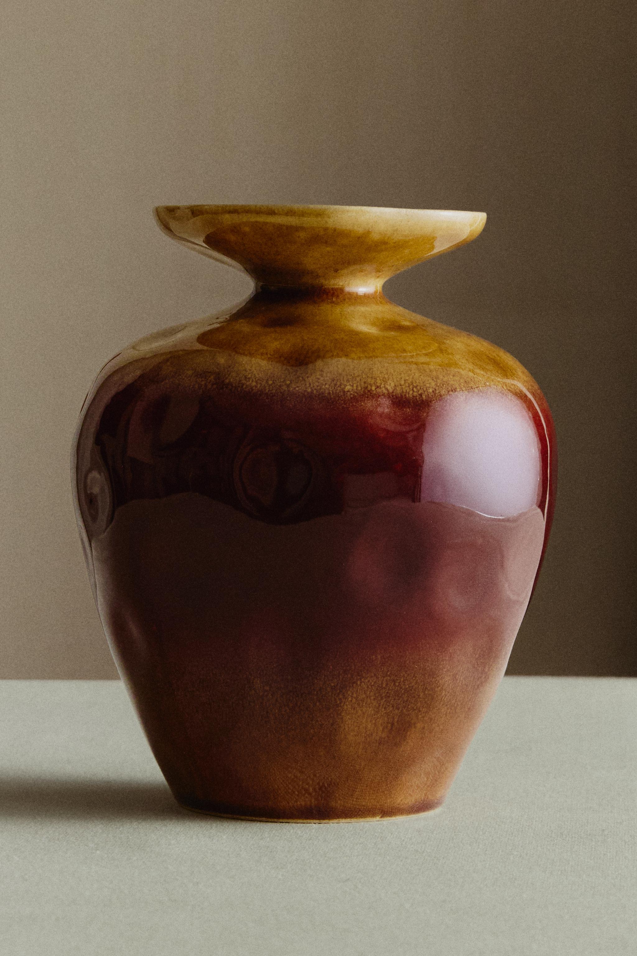 VASE CÉRAMIQUE COULEUR LARGE