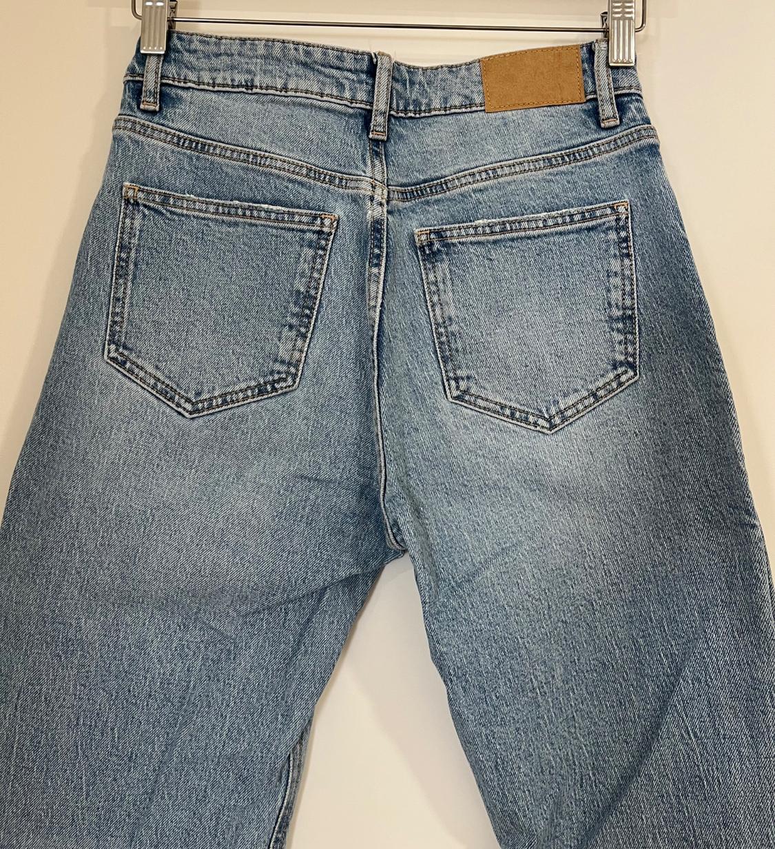 SLIM-FIT SPLIT-HEM TRF JEANS - Image 6