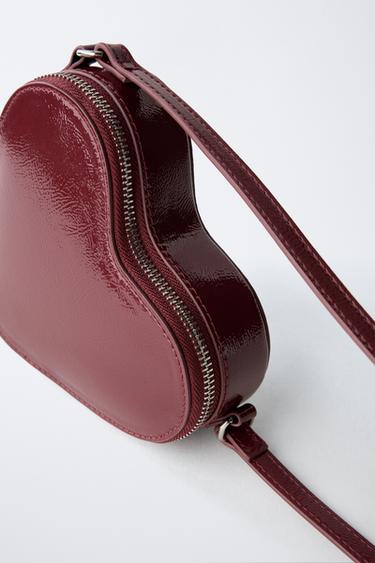 SAC BANDOULIÈRE CŒUR - Bordeaux de Zara - Image 2