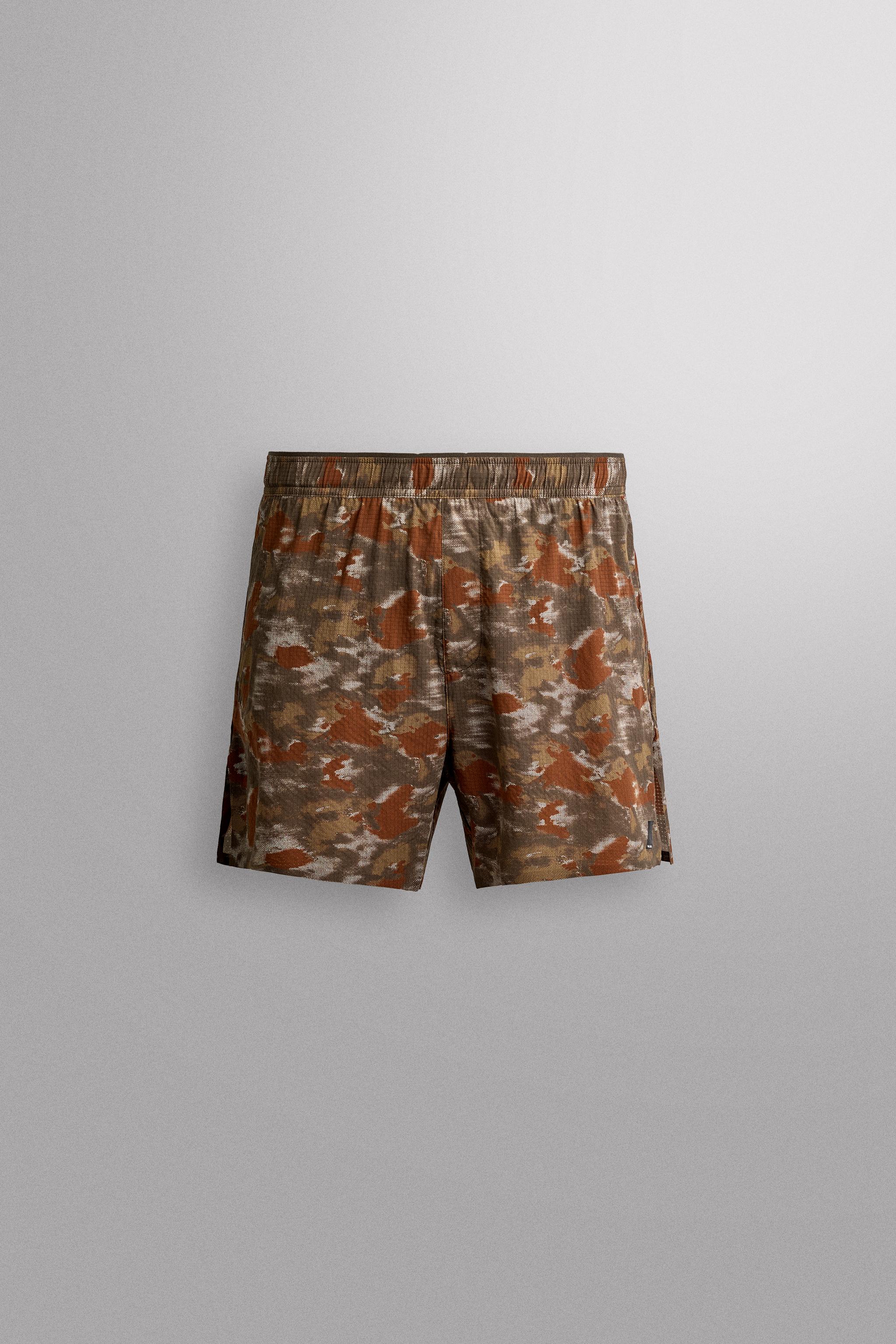 PRINTED 5" RUNNING SHORTS
