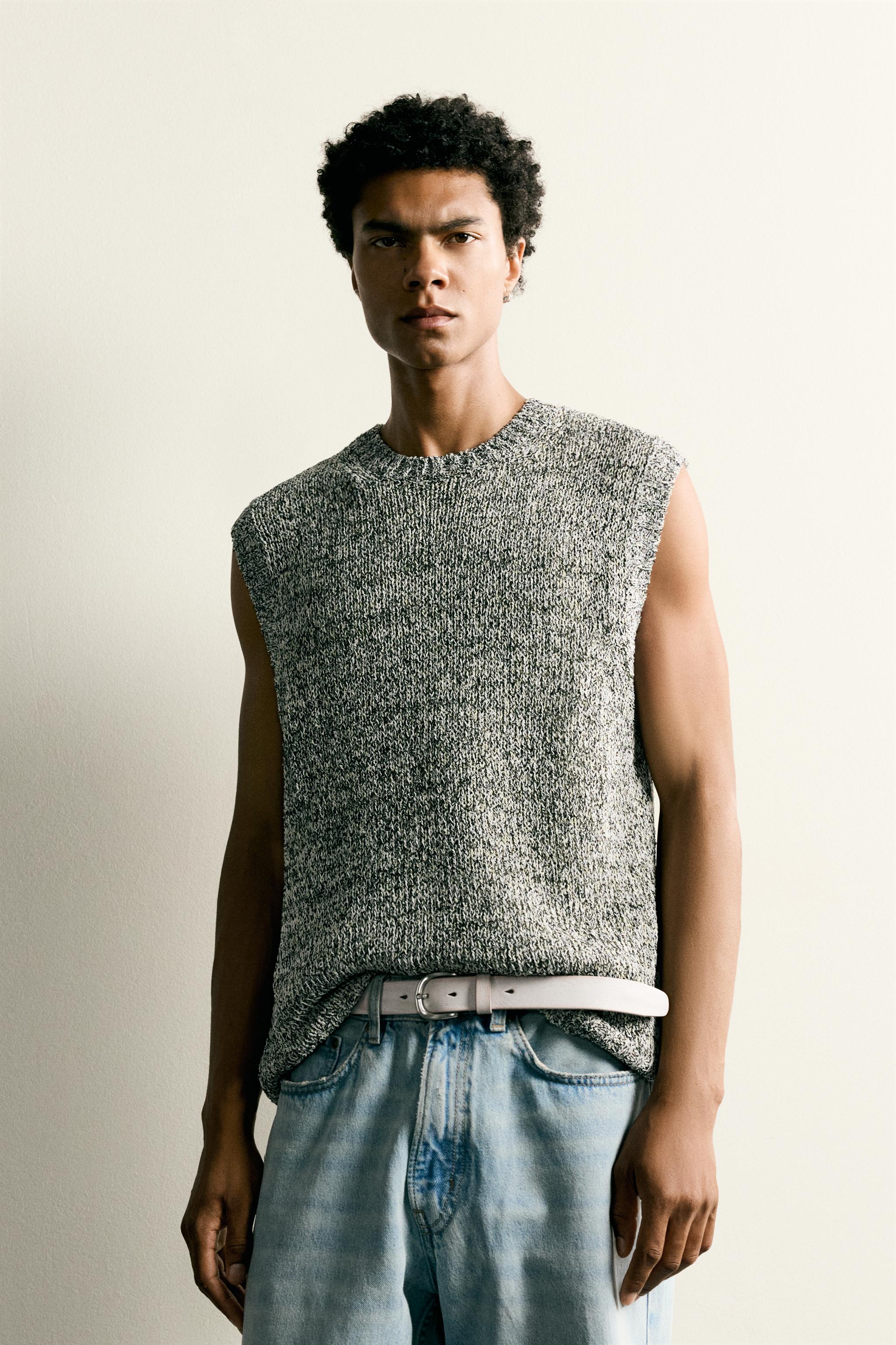 GILET EN MAILLE STRUCTURÉ