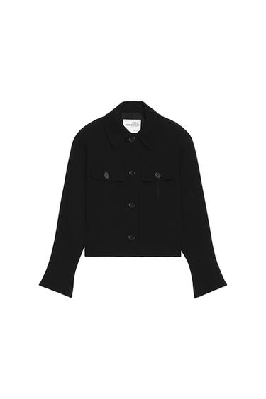 CHAQUETA HOMBRERAS SOSHIOTSUKI X ZARAブラックZaraのCHAQUETA HOMBRERAS SOSHIOTSUKI X ZARA - ブラック 