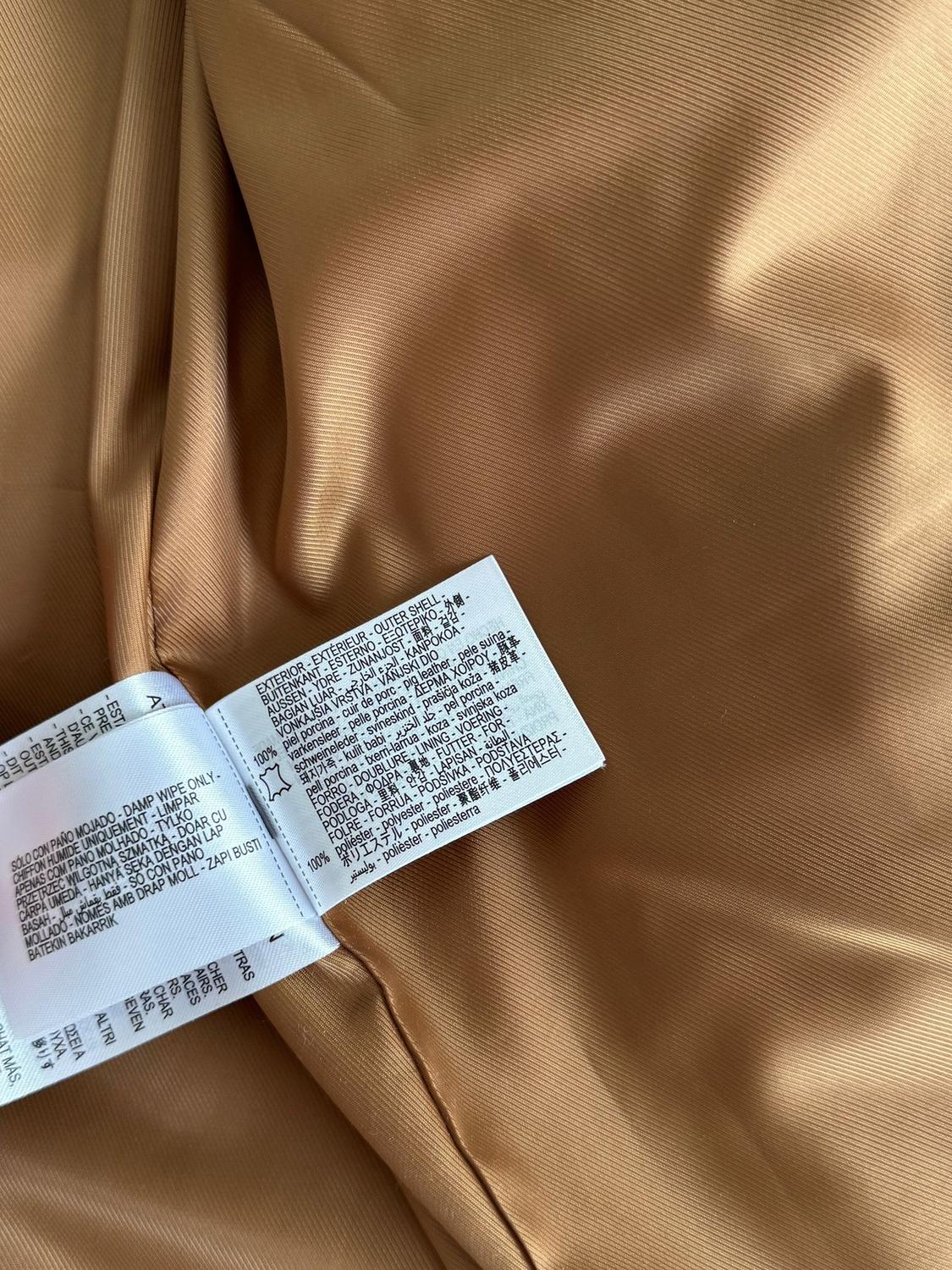 CHAQUETA DE ANTE 100  NATURAL, NUEVA - Image 6