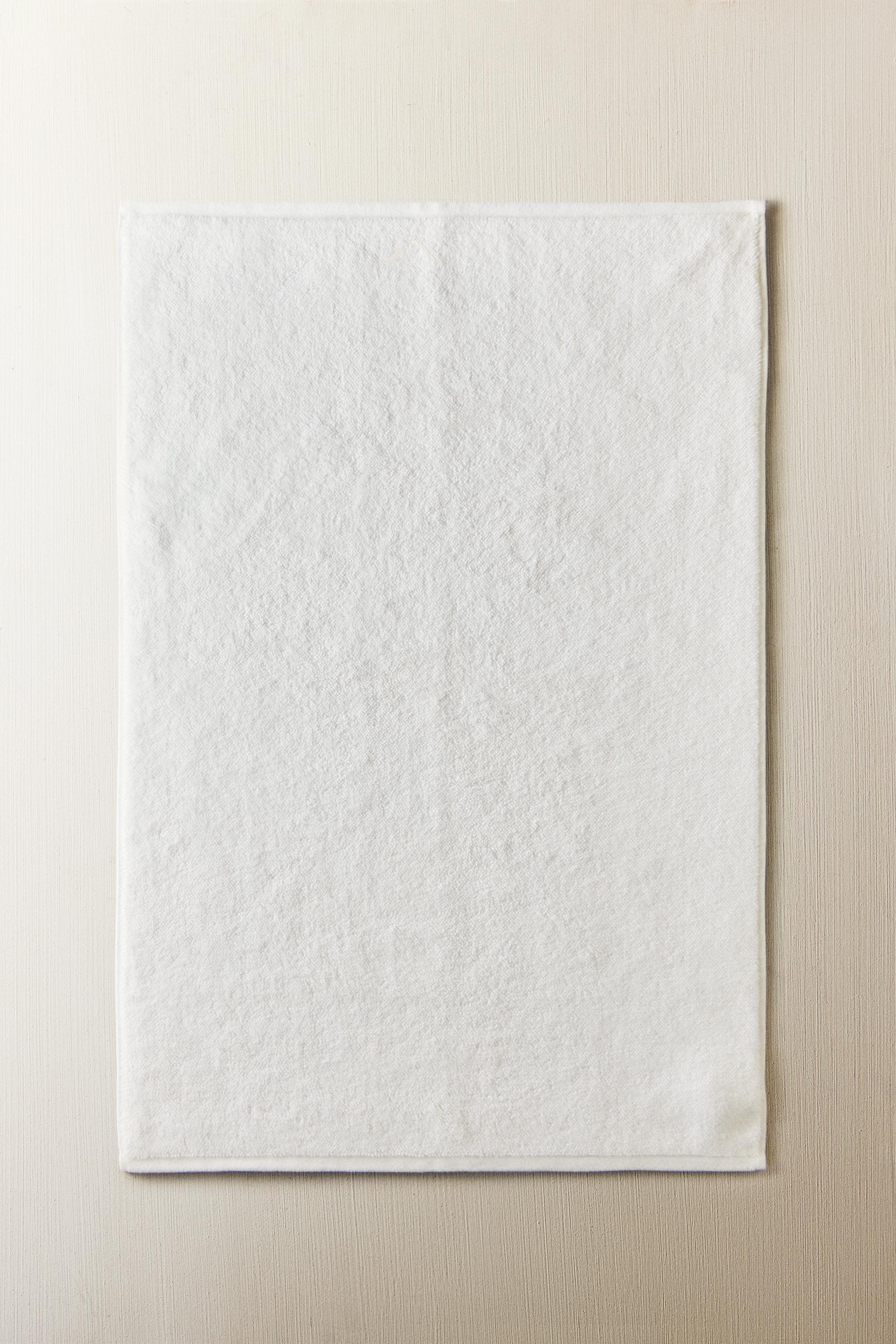 COTTON RICE STITCH BATH MAT