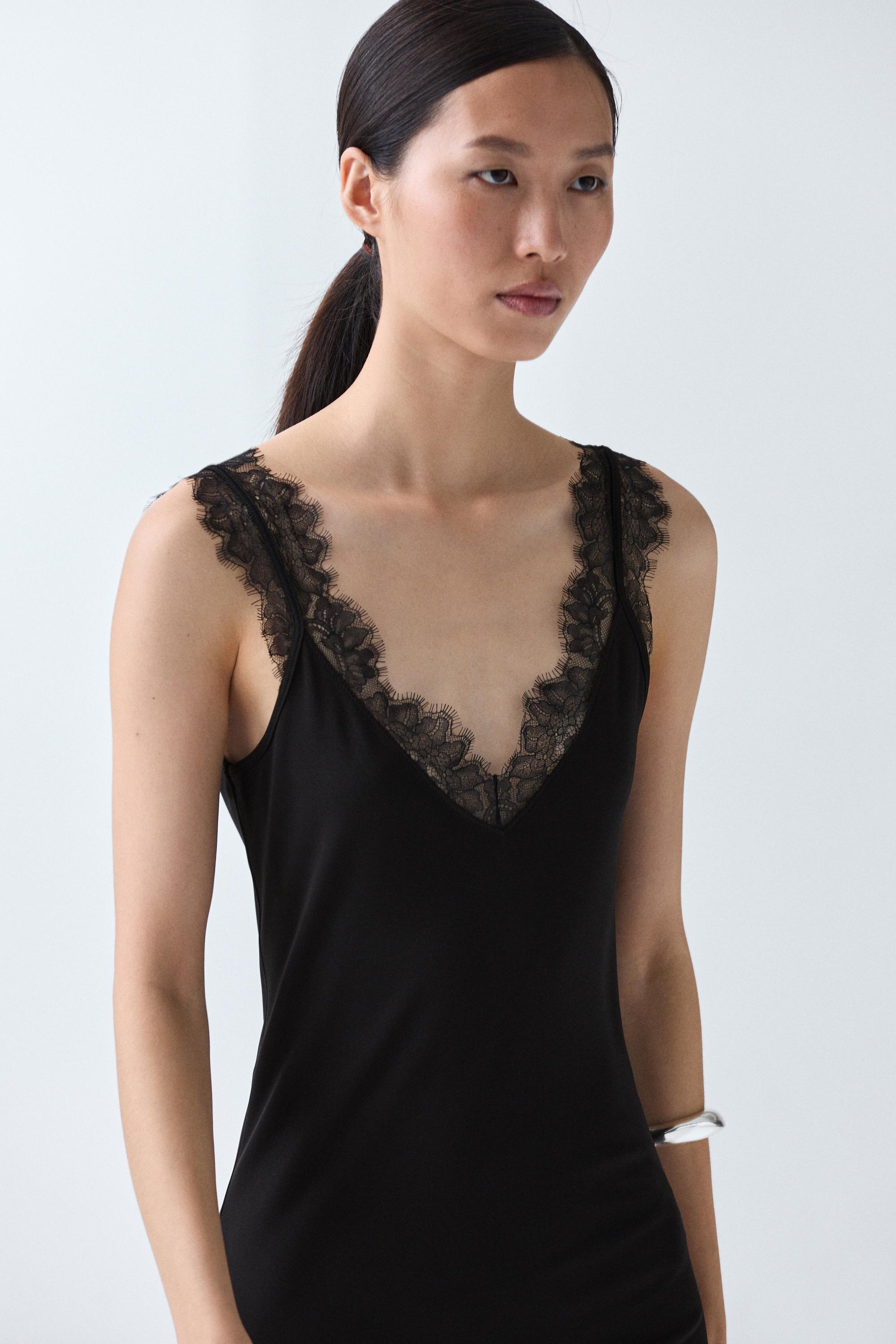 Robe midi fluide style nuisette