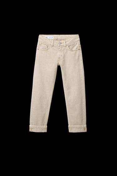 STRAIGHT-FIT-JEANS - Cremefarben von Zara - Bild 0
