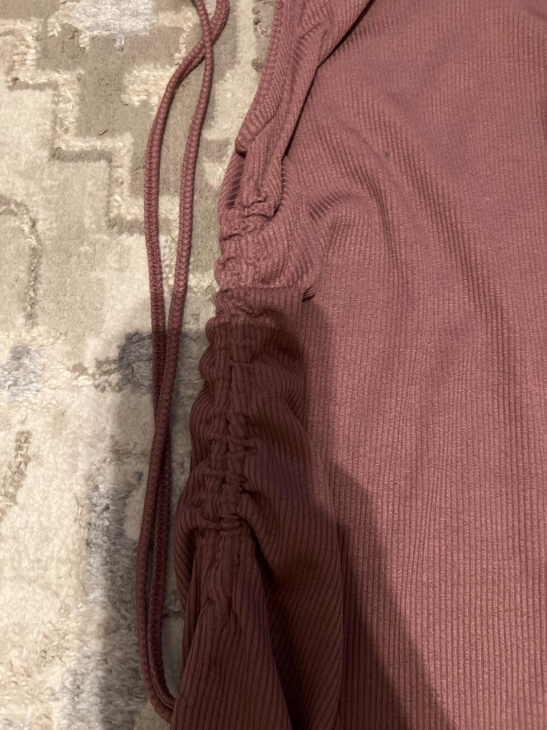 RUCHED RIBBED TOP TRF - Image 3