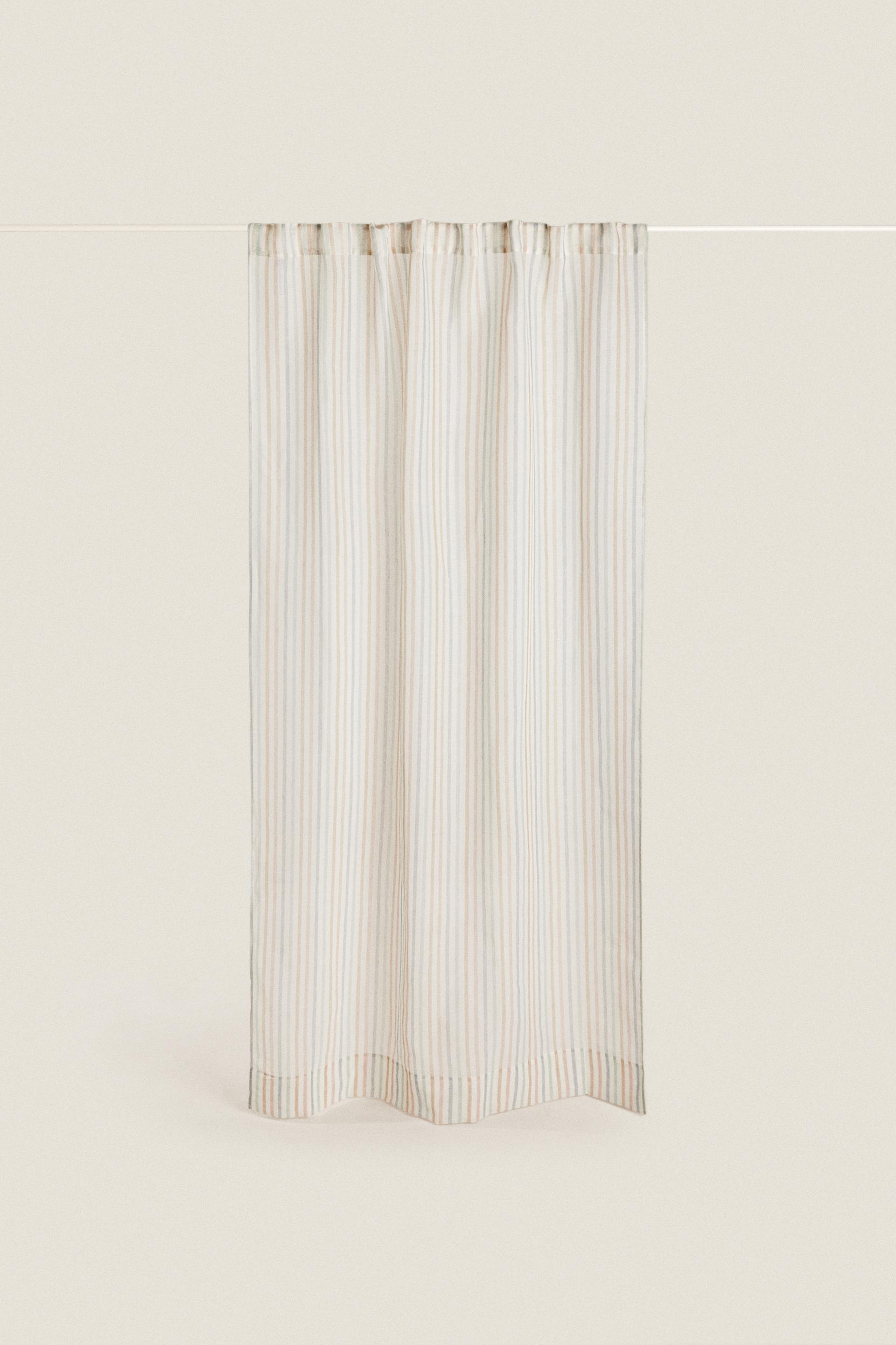 MULTICOLORED STRIPED CURTAIN - Multicolored | ZARA United States