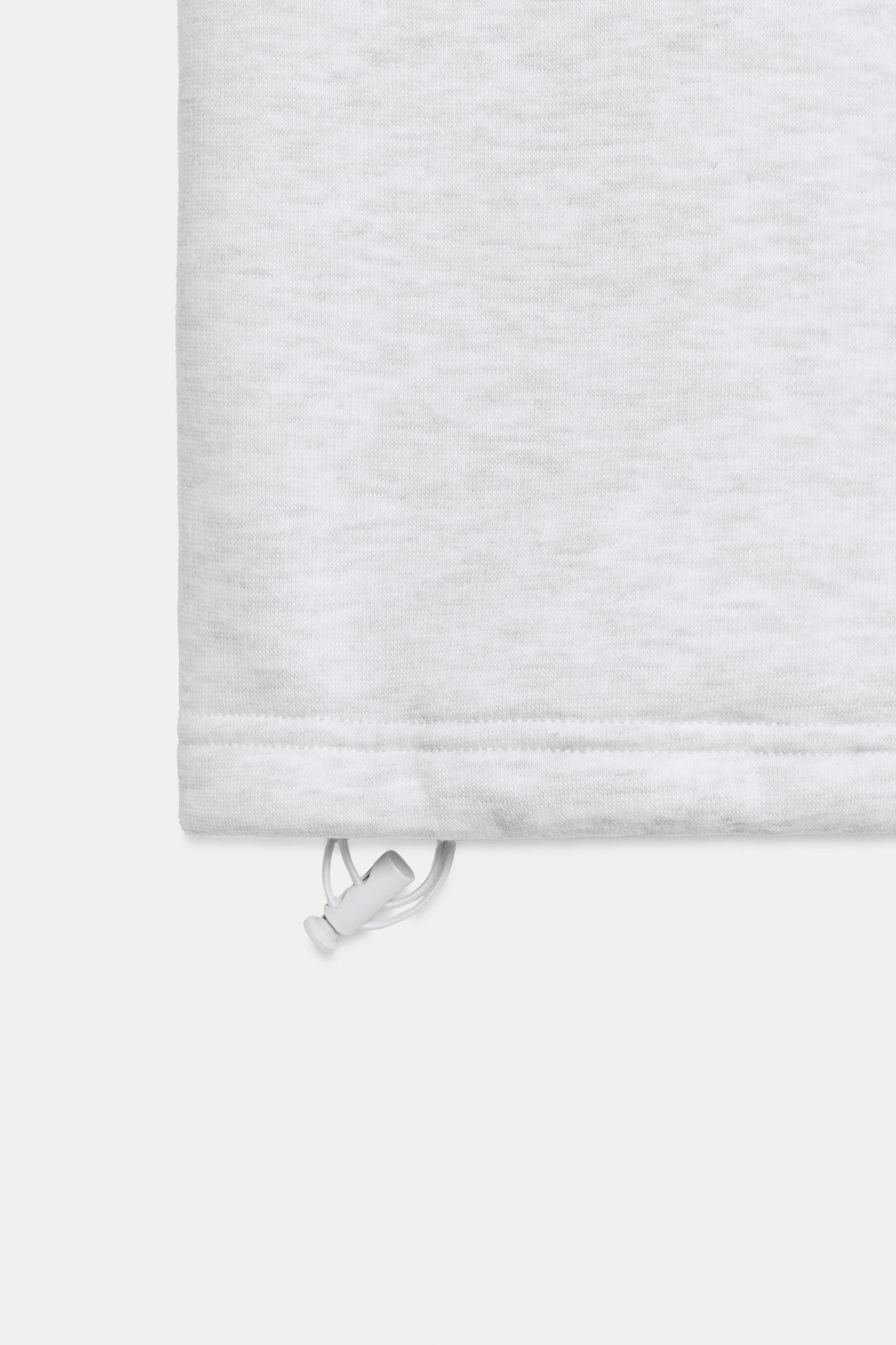 Женские брюки Zara BASIC STRAIGHT-LEG SWEATPANTS WITH ADJUSTABLE HEM — фото 9