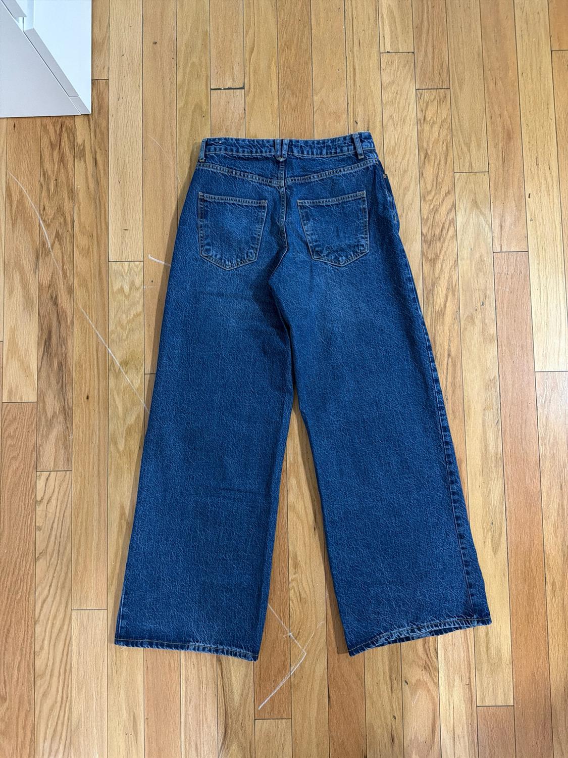 MID-RISE Z1975 WIDE LEG BELTED JEANS - Image 3