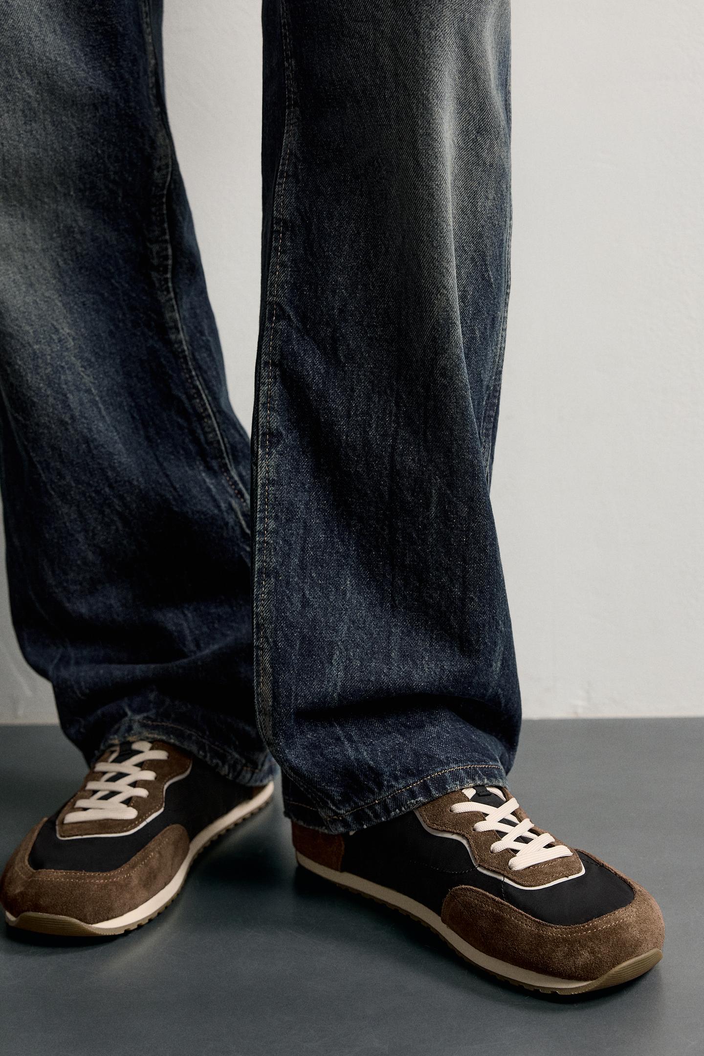 Мужские кроссовки Zara Barefoot, цвет: Коричневый — фото 3