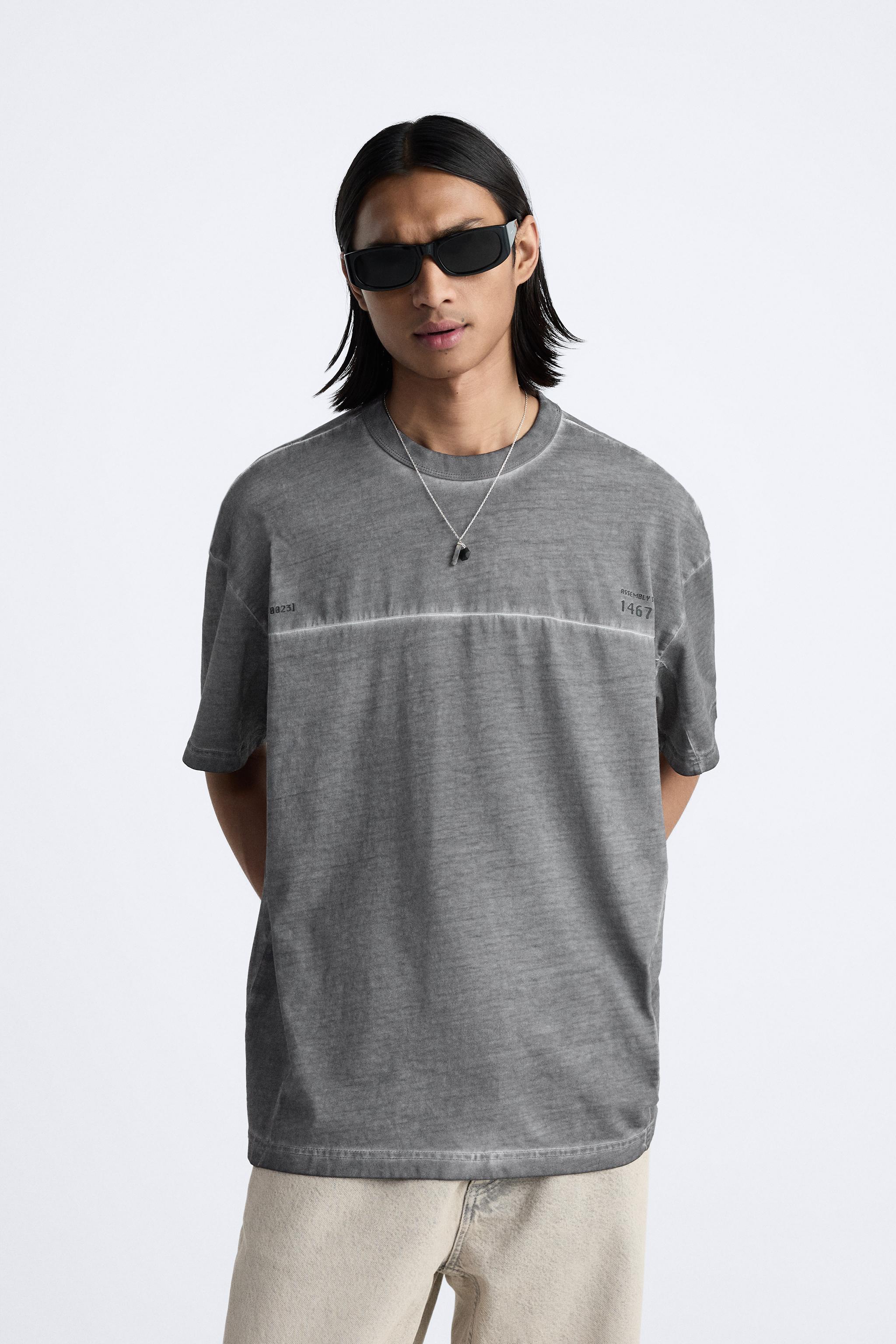 グレーTシャツ – メンズ | 最新コレクション | ZARA 日本