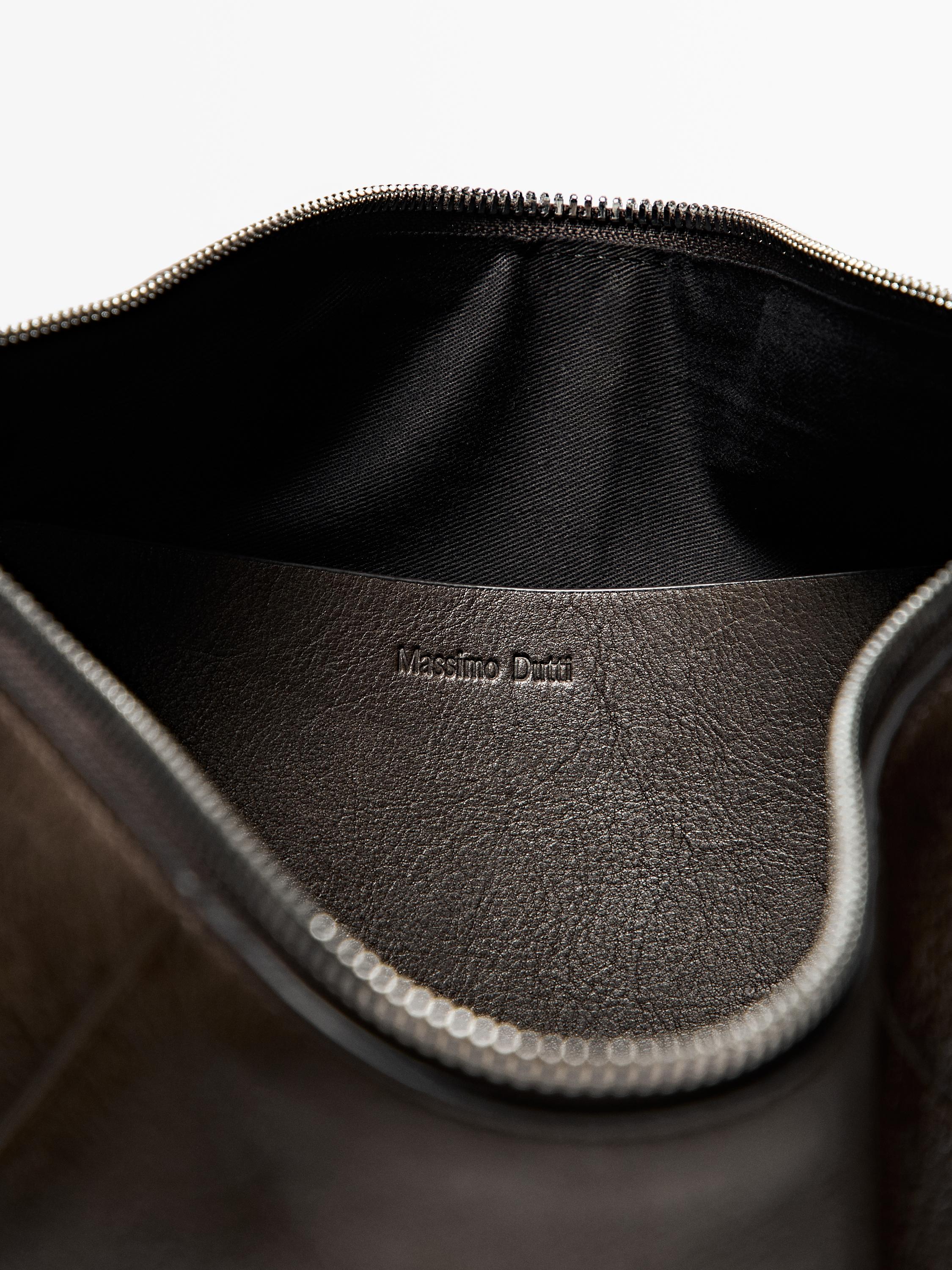 Petit sac en cuir nappa