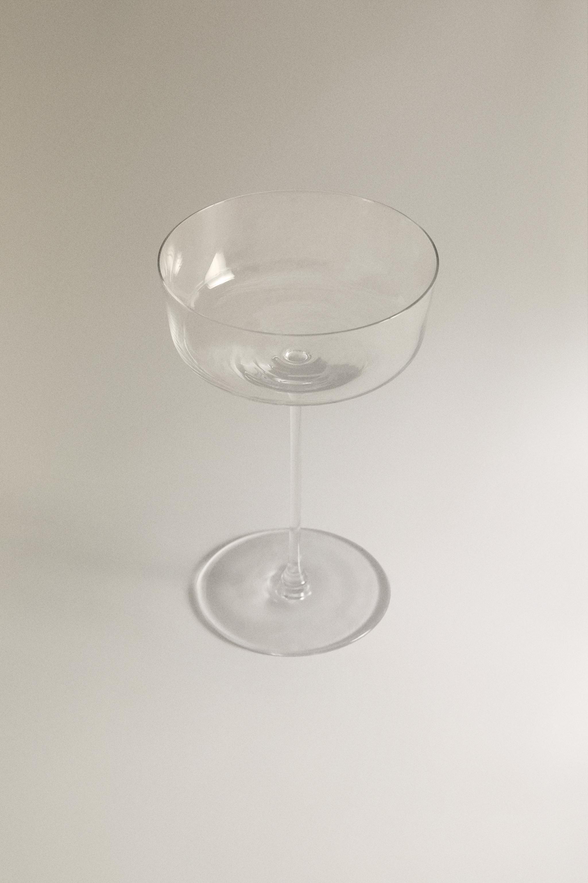 BLOWN CRYSTALLINE SPARKLING WINE FLUTE
