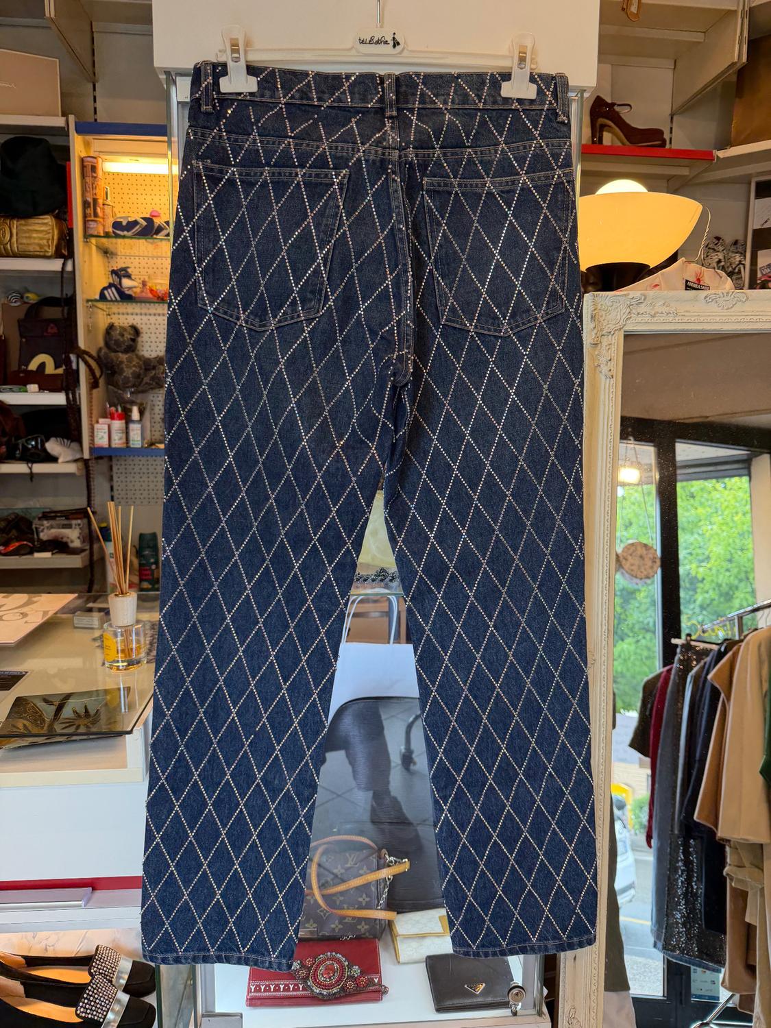 TRF JEANS WITH RHINESTONES - Image 2