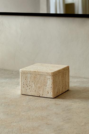 SCATOLA CONTENITORE MARMO - Beige di Zara