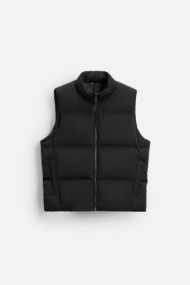 CHALECO ACOLCHADO - Negro de Zara - Imagen 0