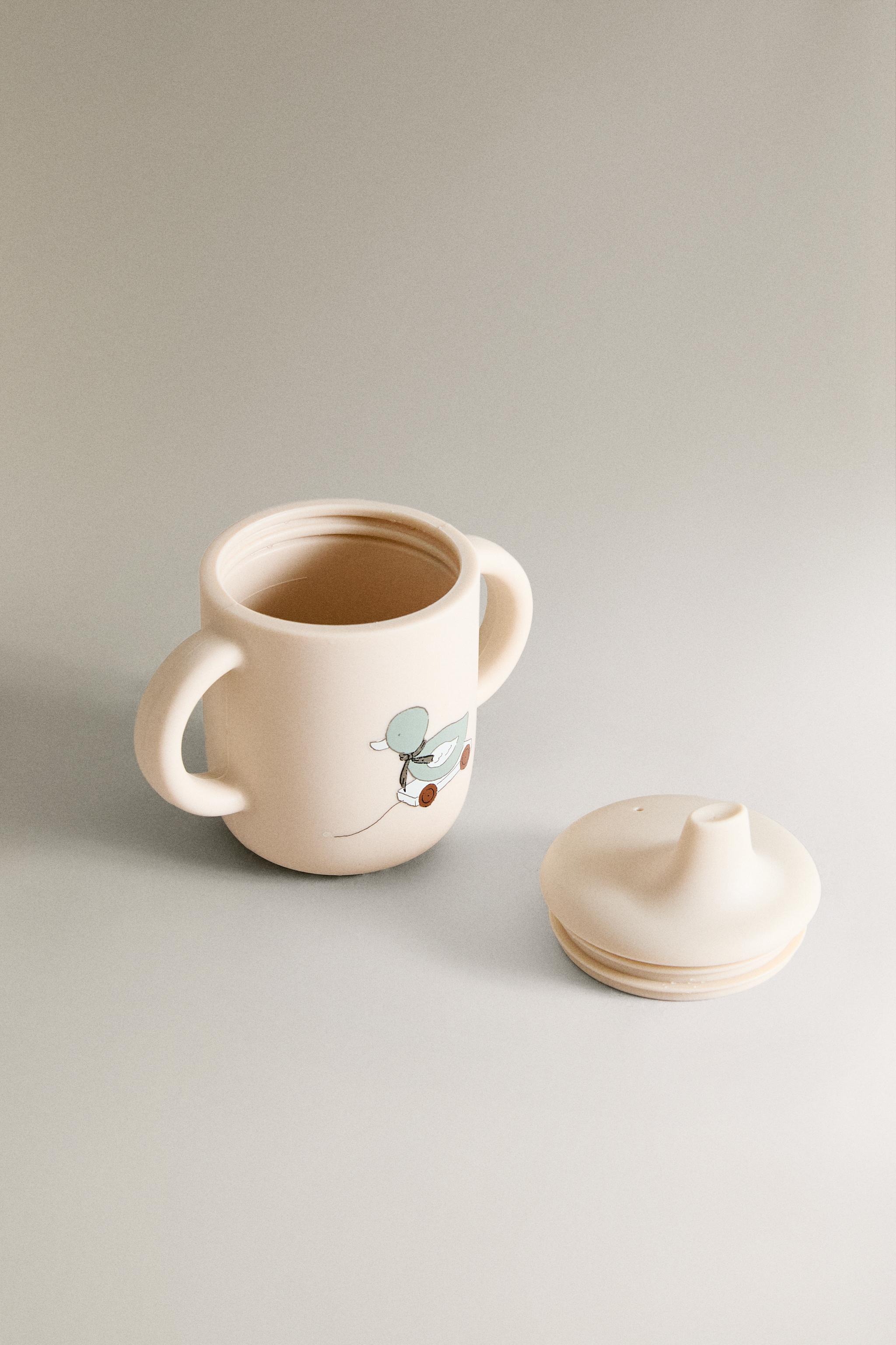 CHILDREN’S DUCKLING SILICONE LEARNING TUMBLER