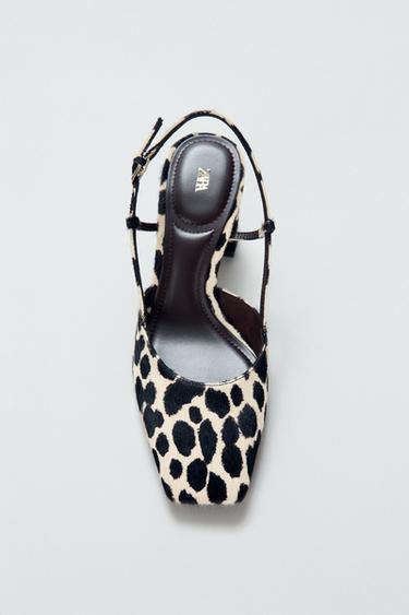 PRINTED SLINGBACK SHOES - Multicoloured by Zara