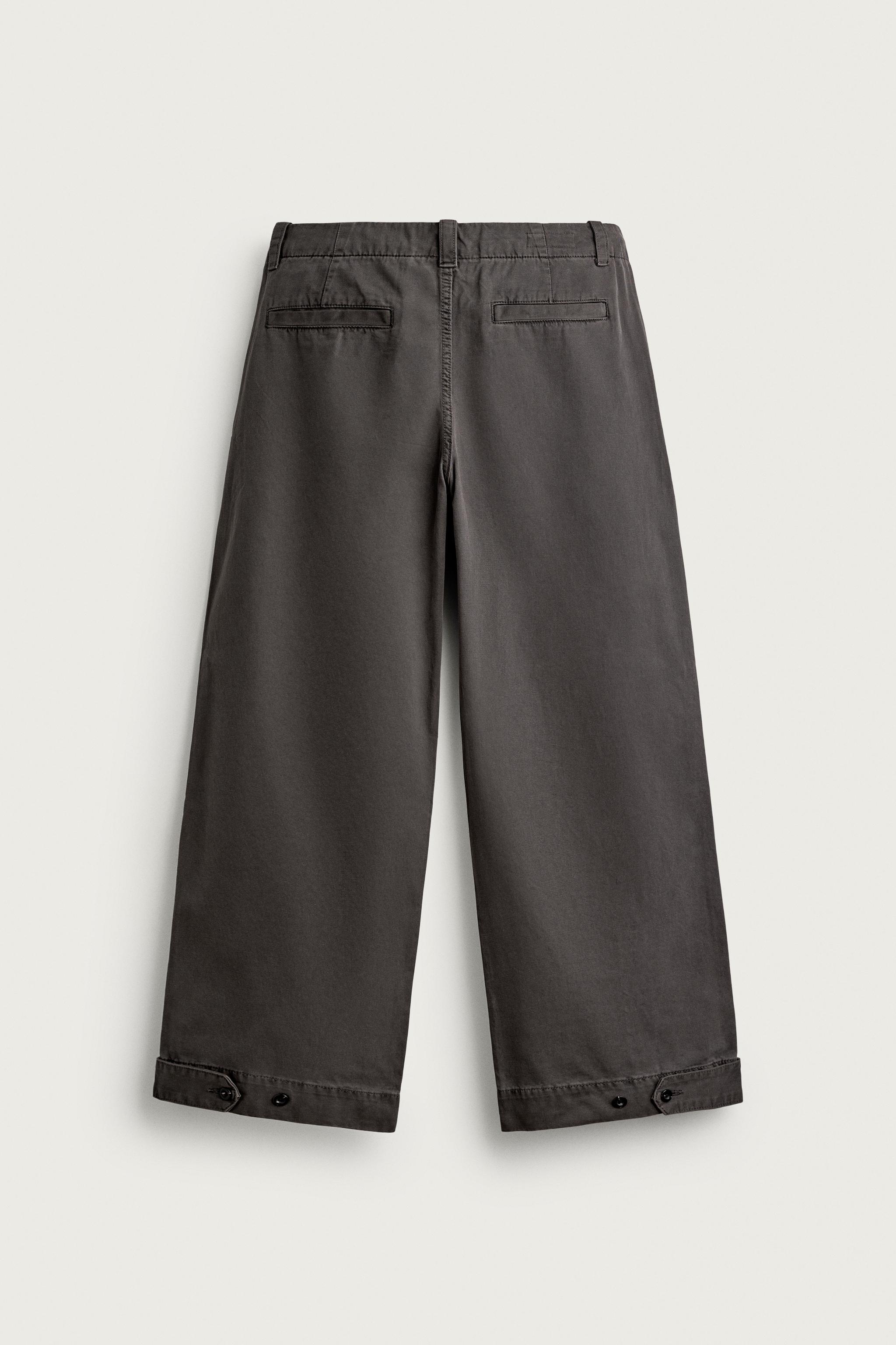 WIDE-FIT CHINO PANTS