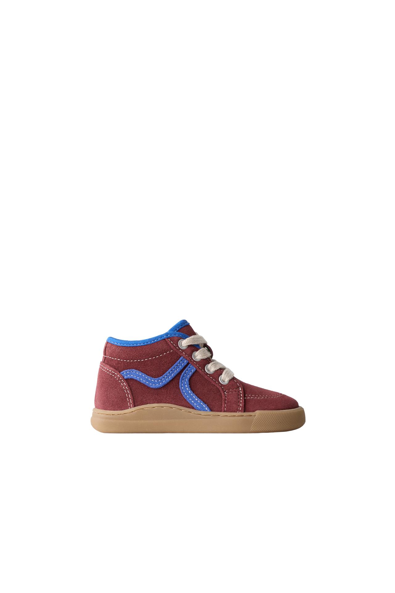 LEATHER HIGH-TOP SNEAKERS